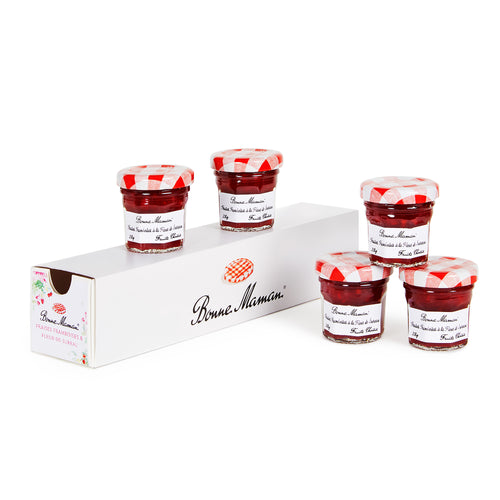 Aardbeien en frambozen met vlierbloesem - Bonne Maman BE - 1