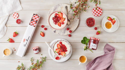 Aardbeien en frambozen met vlierbloesem - Bonne Maman BE - 2