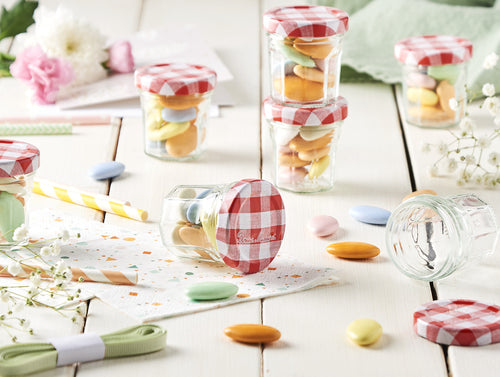 Set van 15 kleine potjes 50 g - rood - Bonne Maman BE - 3