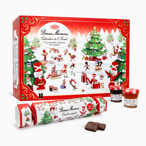 Calendrier de l'avent +  Crackers sablés - Bonne Maman BE - 1