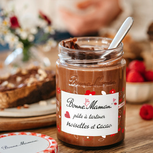 Pâte à tartiner Noisettes et Cacao - Edition limitée fête des mères - Bonne Maman BE - 1