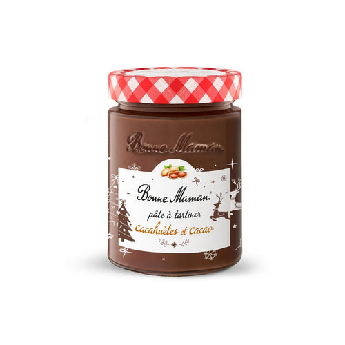 Pâte à tartiner cacahuètes et cacao - édition Noël - Bonne Maman BE - 2