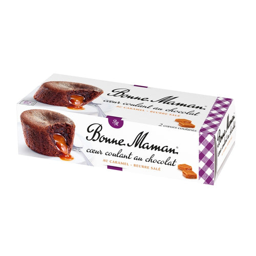 Coeur coulant au chocolat et caramel beurre salé - Bonne Maman BE - 1